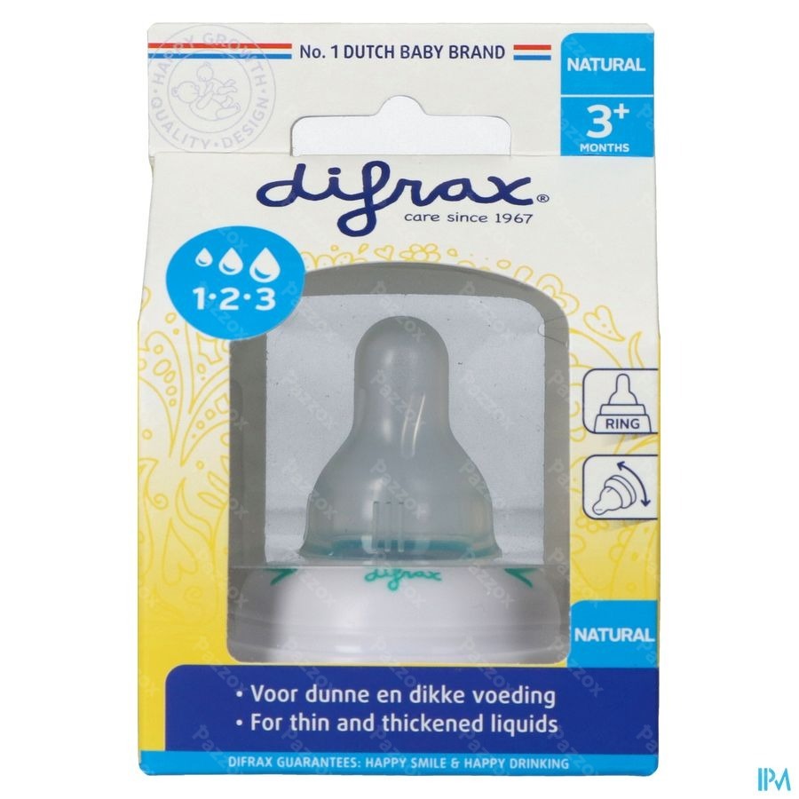 Difrax Anneau 1-2-3 Pour Le Biberon S Natural
