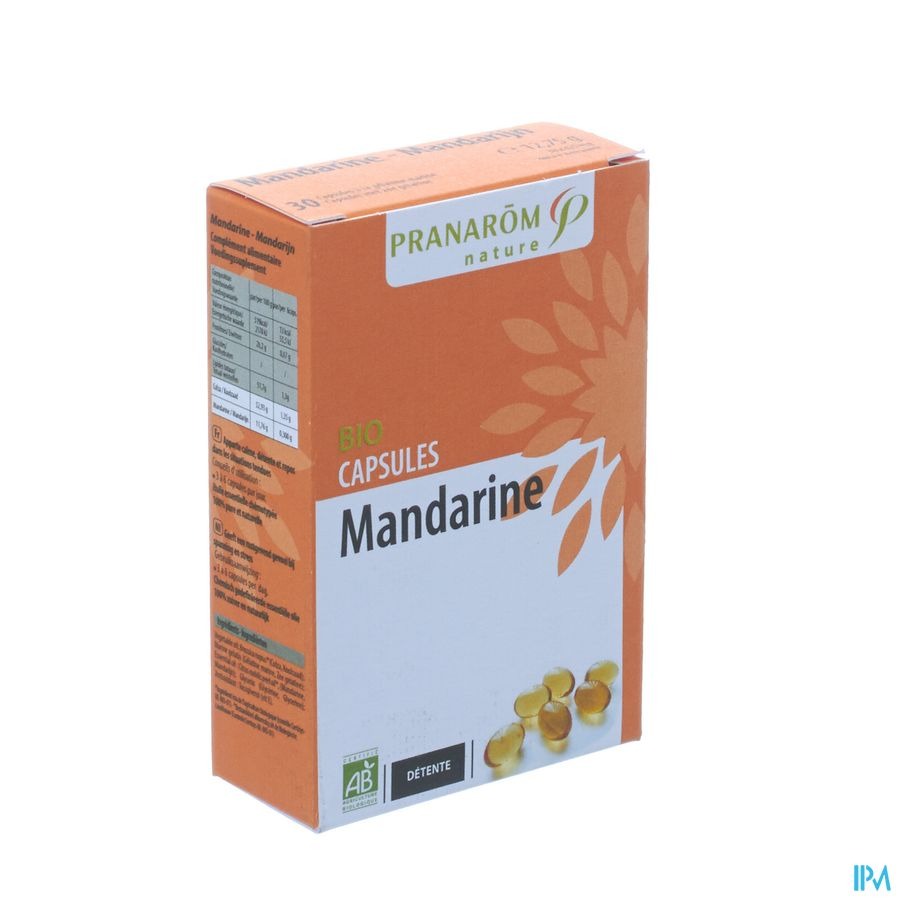 Mandarine Bio Blister Caps 2x15 Pranarom