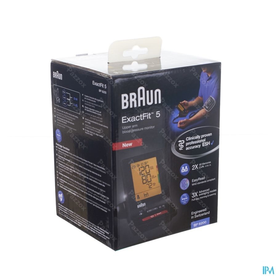 Tensiometre Braun Bp6200 Exact Fit Tm5