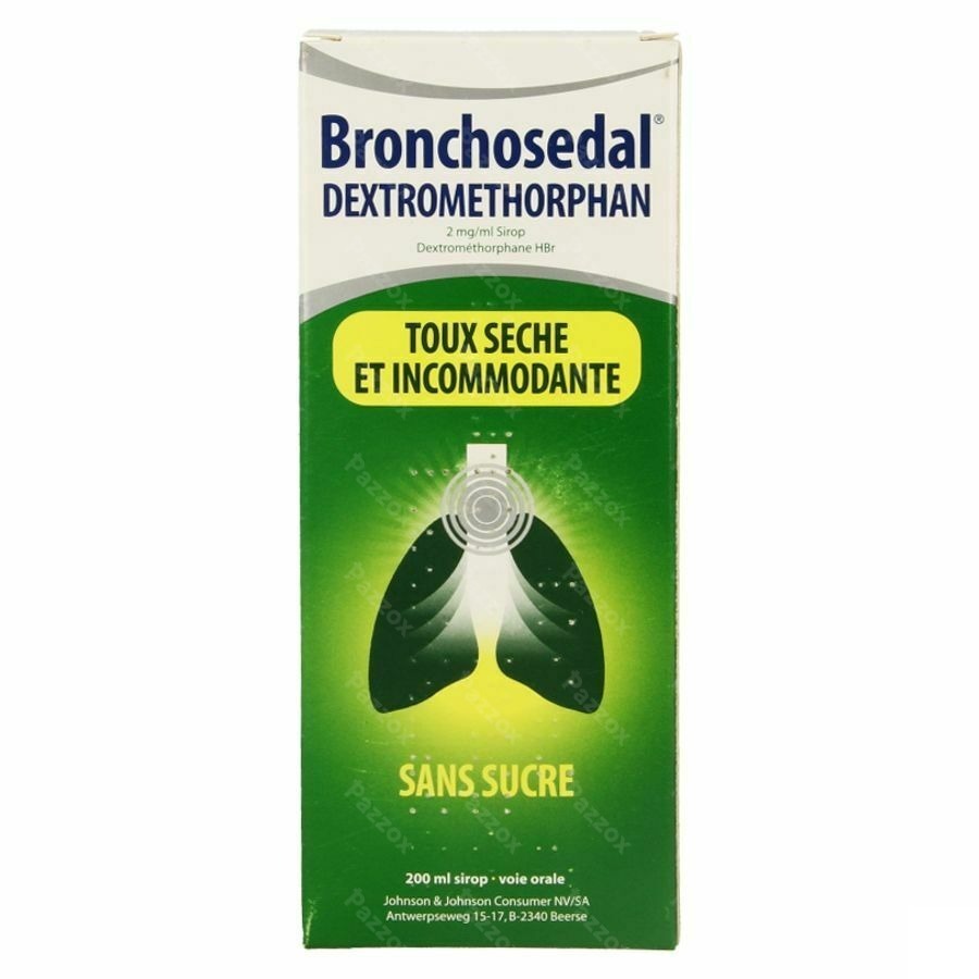 Bronchosedal Dextromethorphan 2mg/ml Sirop 200 ml 