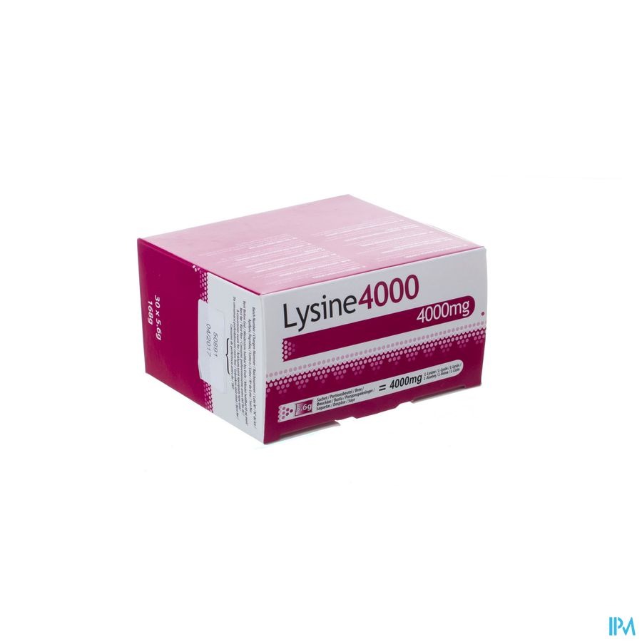Lysine 4000 Pdr Sachet 30x5,6g