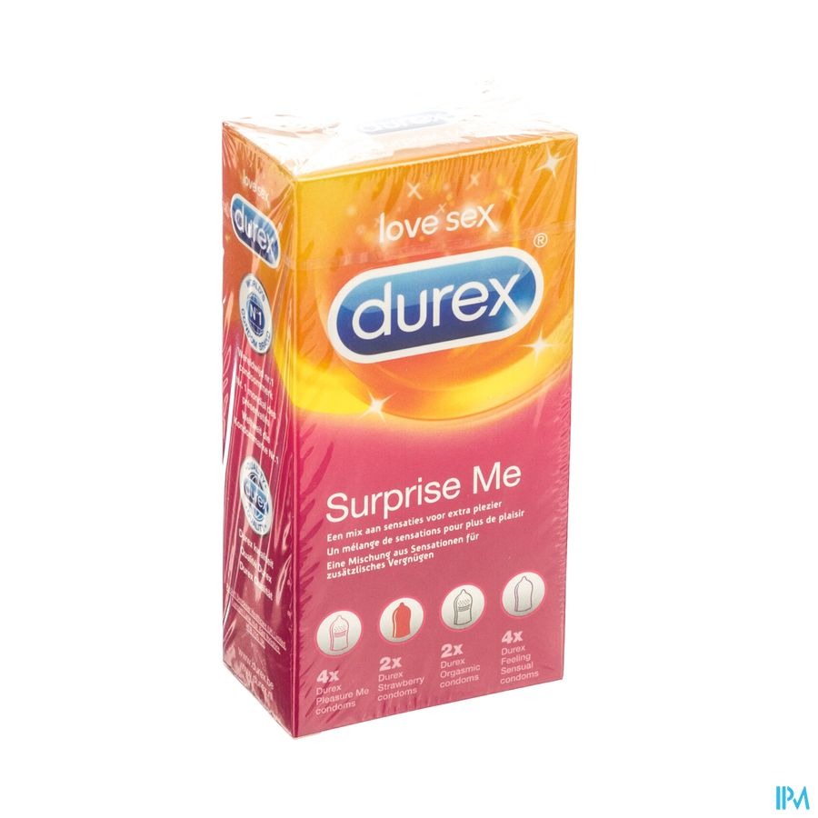 Durex Surprise Me Preservatifs 12