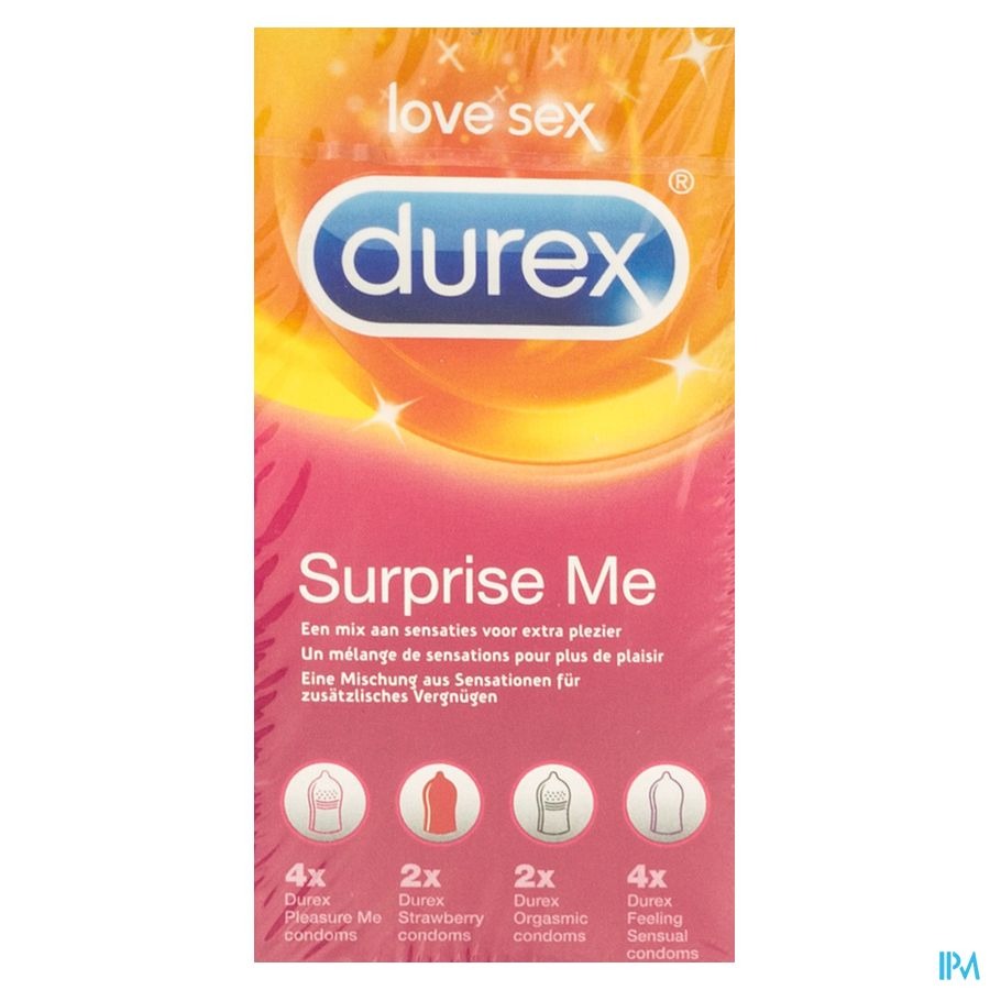 Durex Surprise Me Preservatifs 12