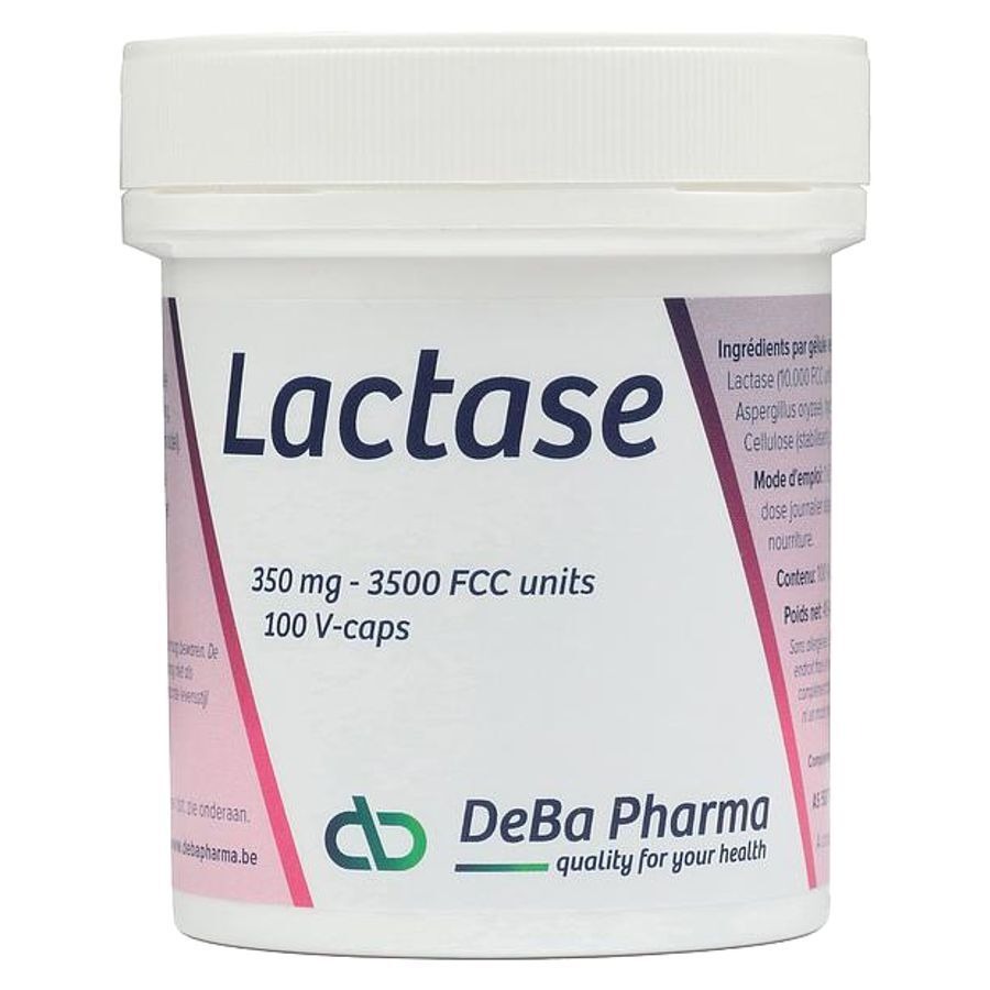 Lactase 350mg V-caps 100 Deba