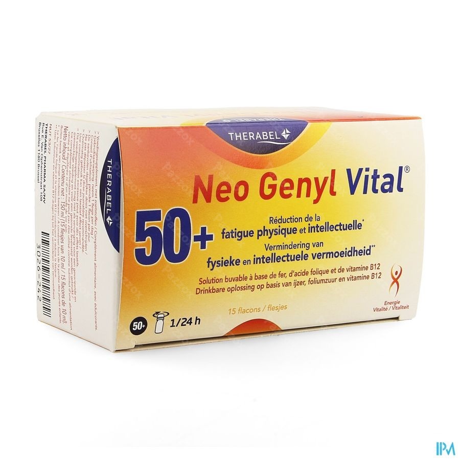 Neo Genyl Vital 50+ 10ml 15 Ampoules