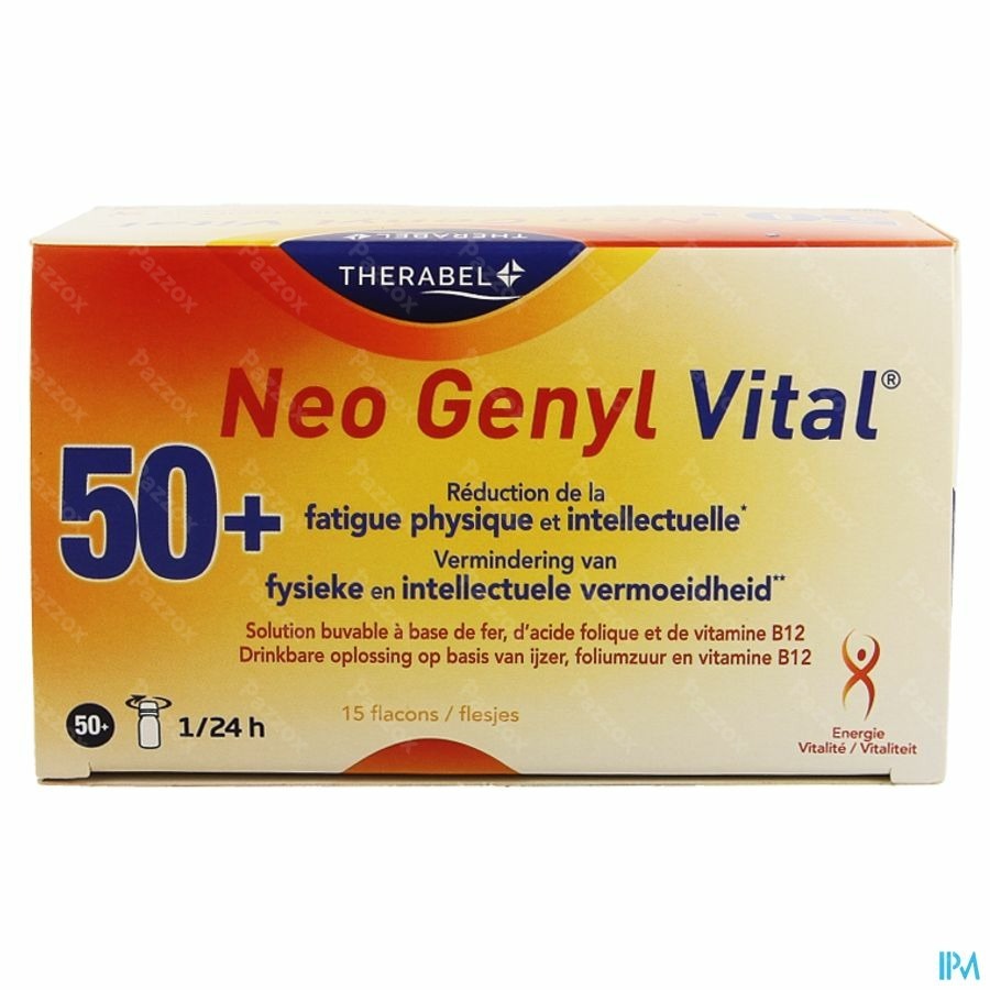 Neo Genyl Vital 50+ 10ml 15 Ampoules