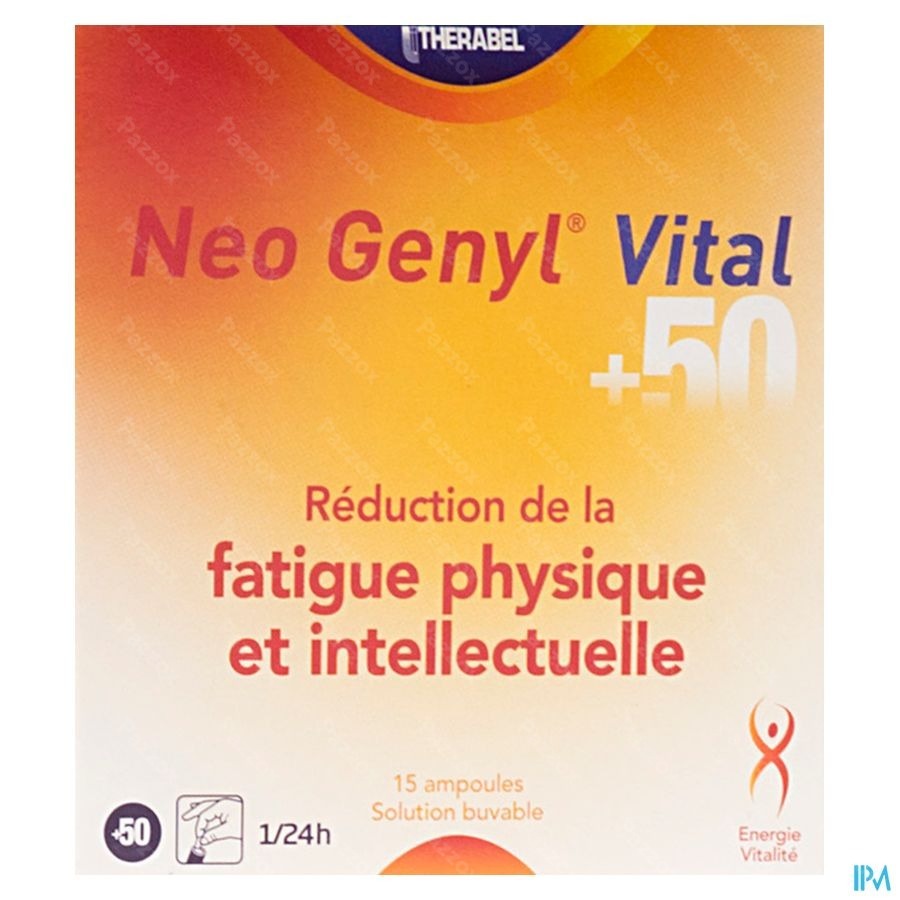 Neo Genyl Vital 50+ 10ml 15 Ampoules