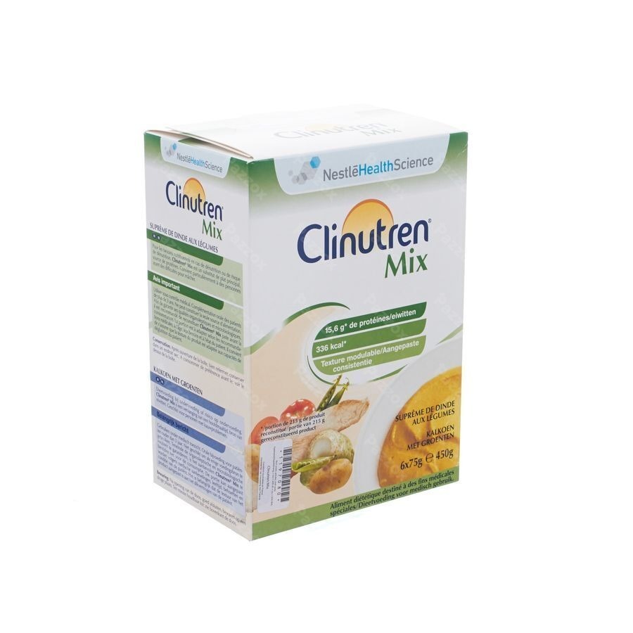 Clinutren Mix Veau-broccoli Nf Sach 6x75g