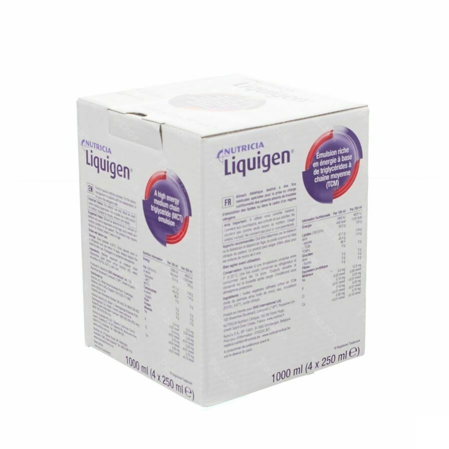 Liquigen Fl Plast 4x250ml Rempl.1457191
