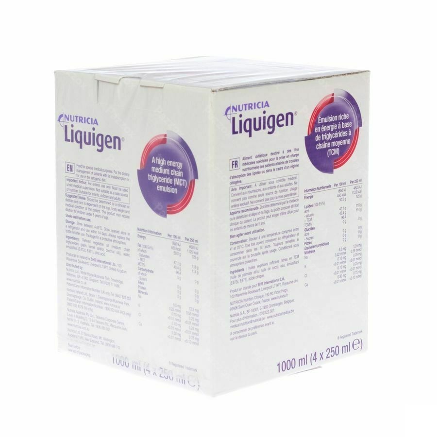 Liquigen Fl Plast 4x250ml Rempl.1457191