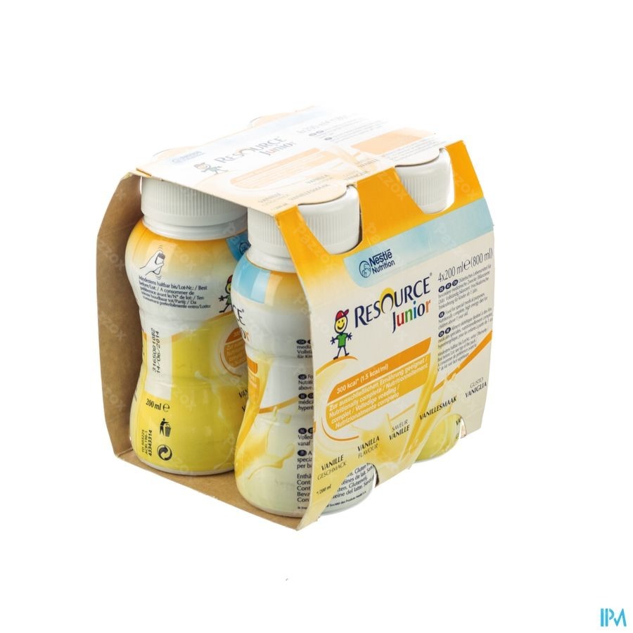 Resource Junior Vanille 4x200 ml