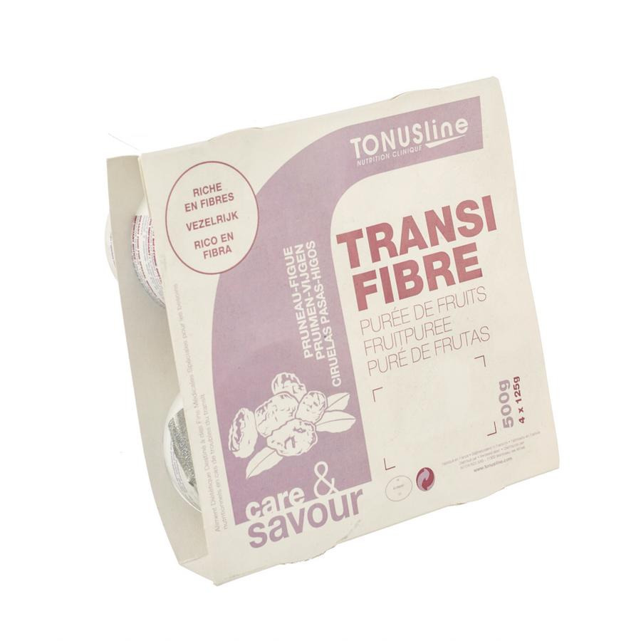 Transifibre Pruneau-figue Pot 4x125g