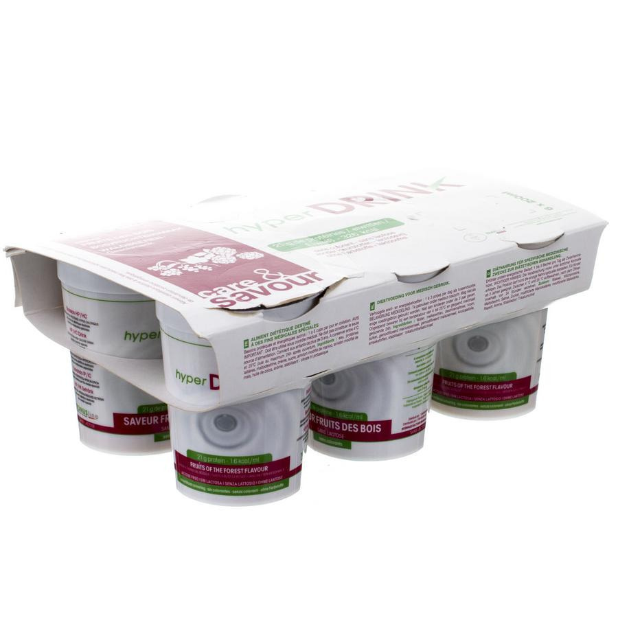 Hyperdrink Fruit Bois S/lactose Pot 6x200ml
