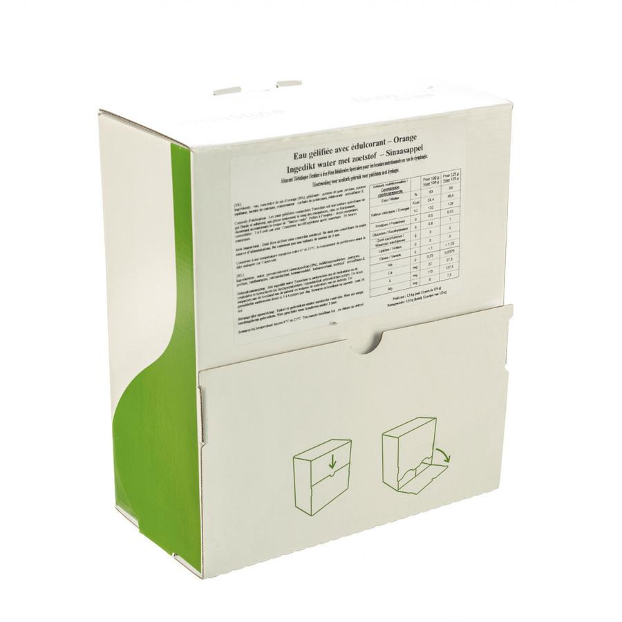 Eau Gelifiee Edulcore Orange 12x125ml
