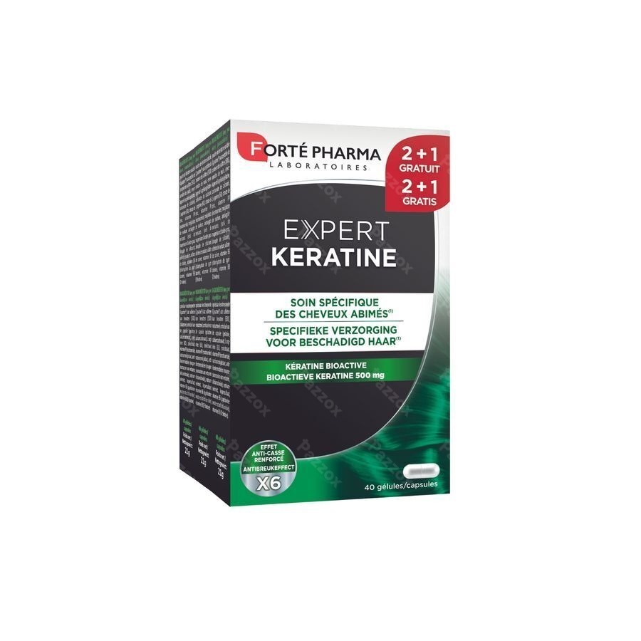 Expert Keratine Caps 120 2+1 Gratuit