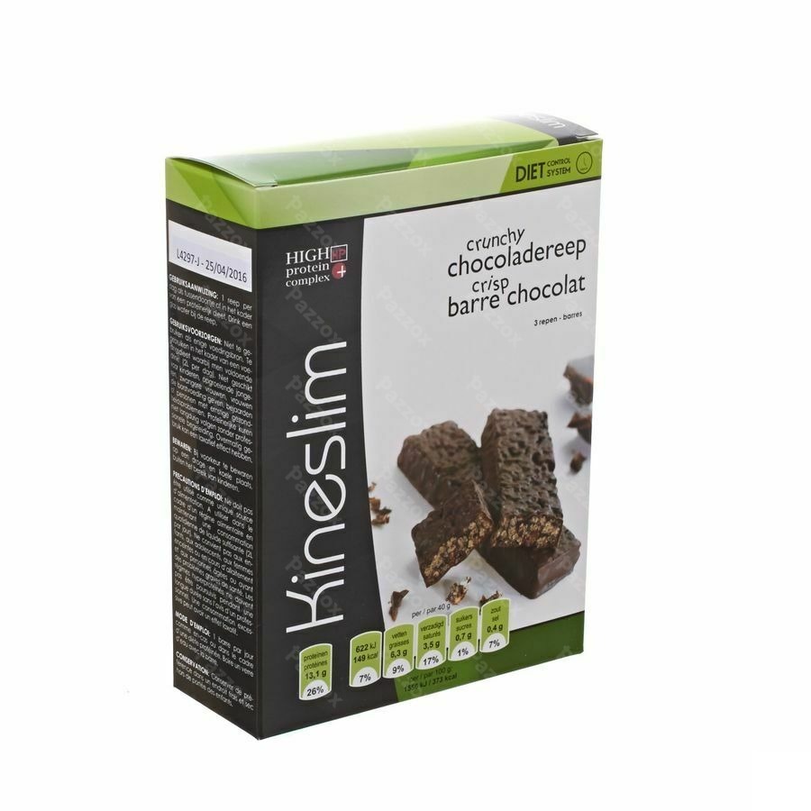 Kineslim Barre Crisp Chocolat 3x40g