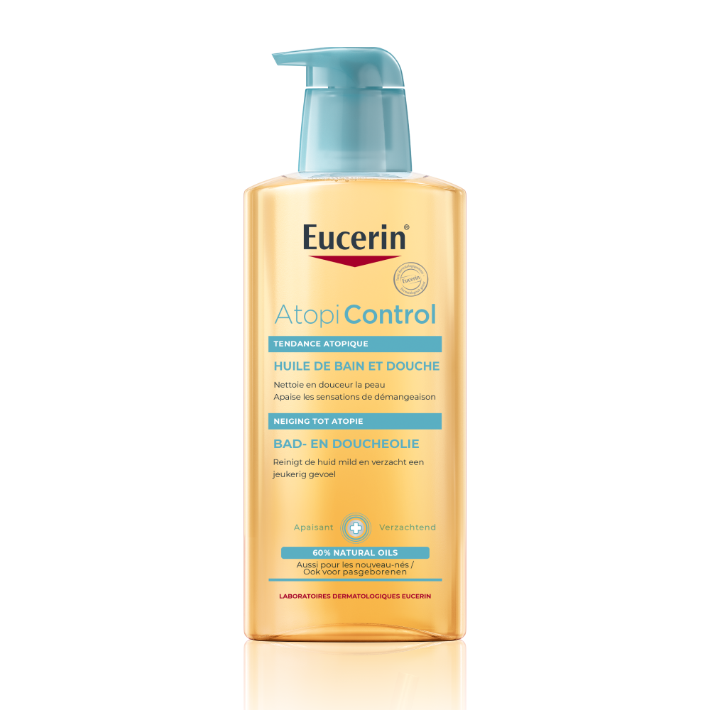 Eucerin AtopiControl Huile de Bain et Douche Peau Très Sèche à tendance Atopique avec pompe 400ml