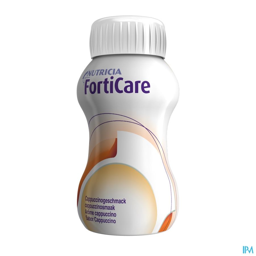 Forticare Boisson Arôme Cappuccino Bouteilles 4x125ml 