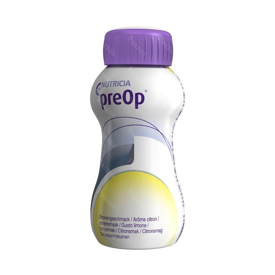 Preop Boisson Arôme Citron Bouteilles 4x200ml 