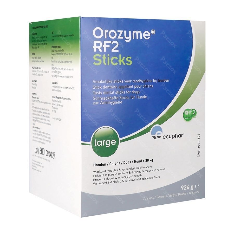 Orozyme Rf2 Sticks Appetents Chien Large 28