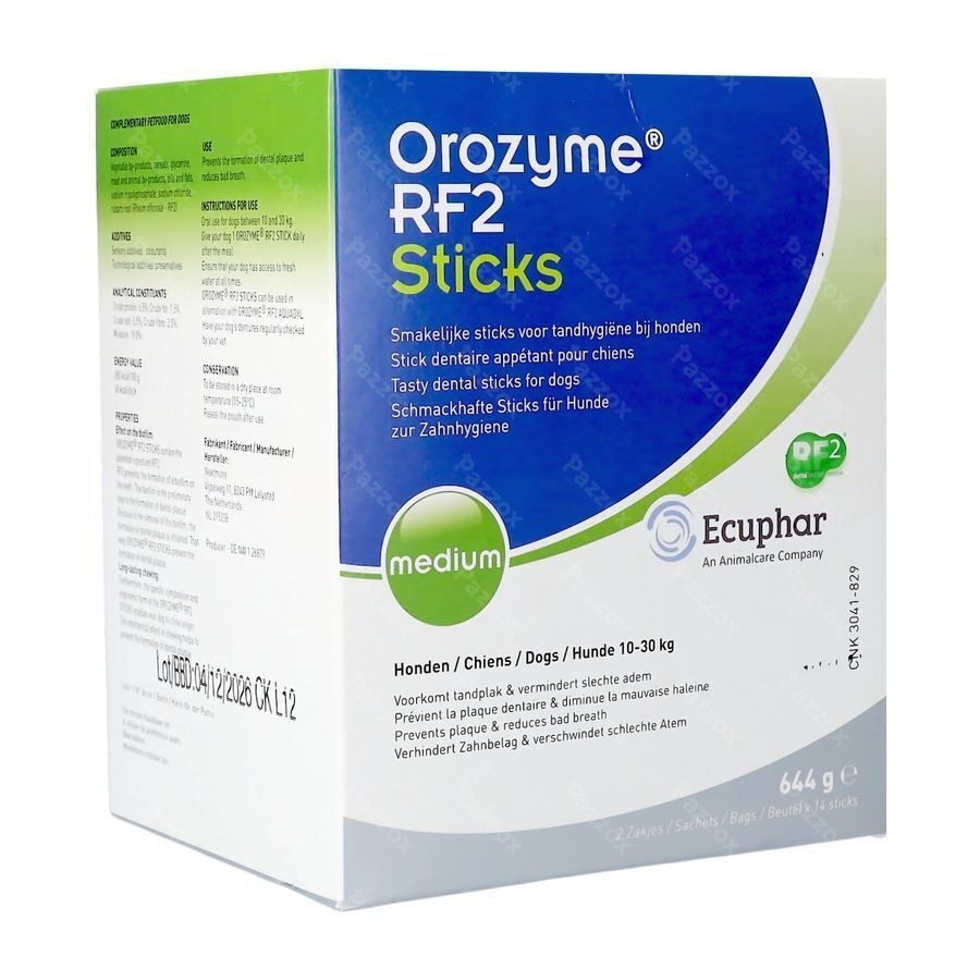 Orozyme Rf2 Sticks Appetents Chien Medium 28