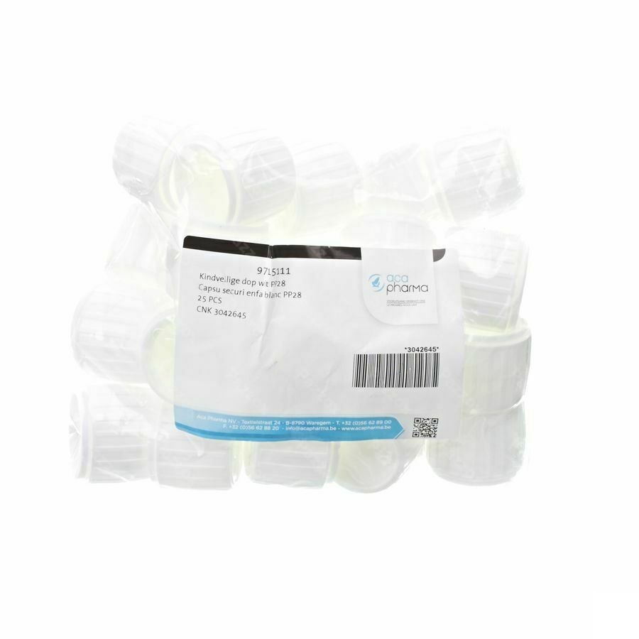 Capsule Blanc Childproof Pp28 25 Aca