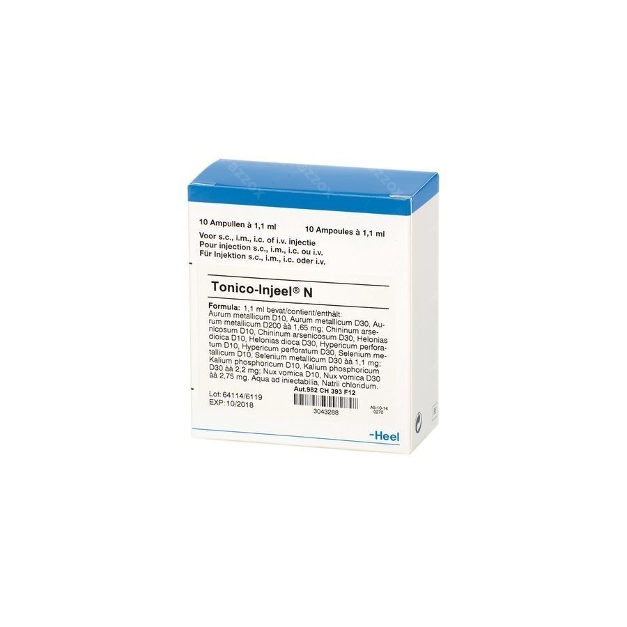 Tonico Injeel N Amp 10x1,1ml Heel