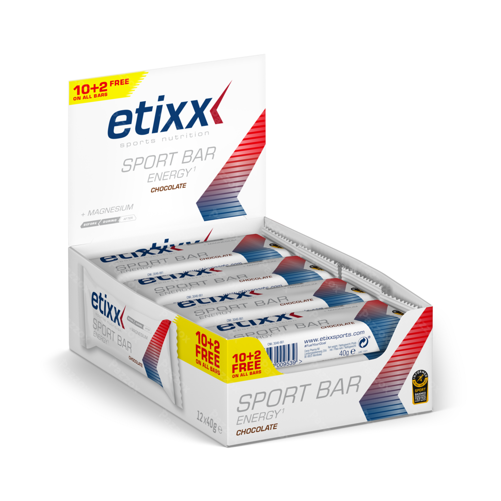 Etixx Energy Sport Bar Chocolate 12x40g