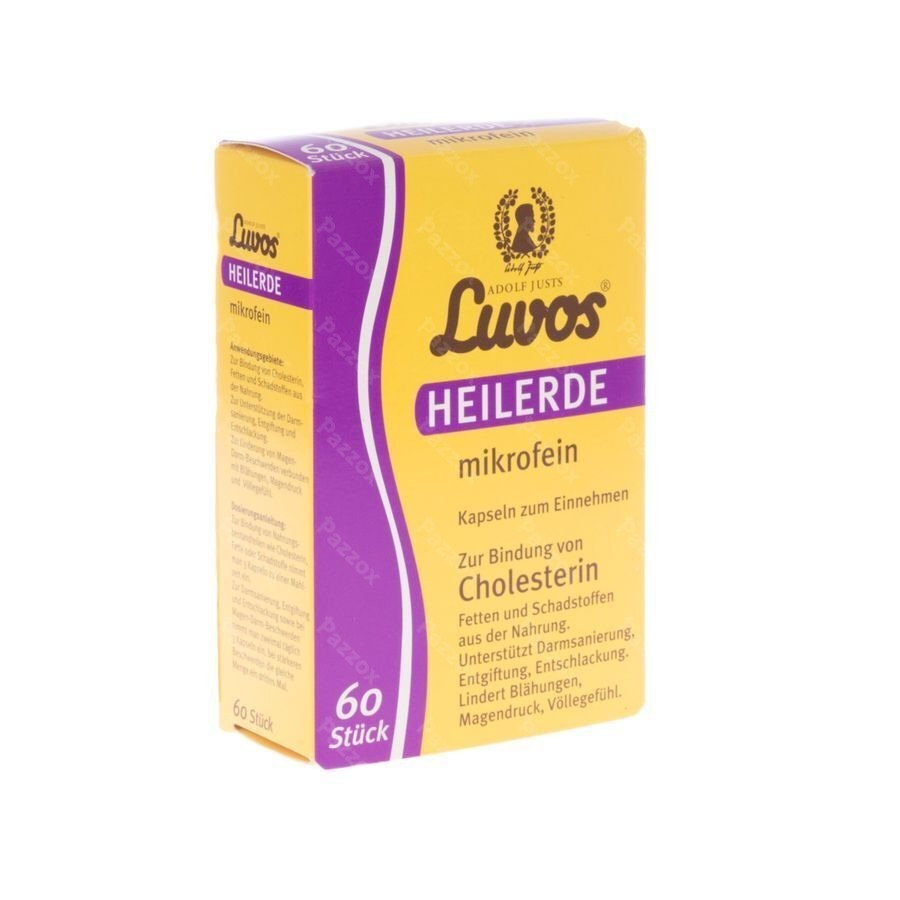 Adolf Justs Luvos Argile Medicinale Micro Caps 60