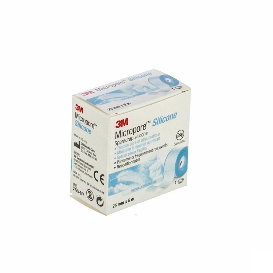 Micropore 3m Silicone Tape 25,0mmx5m 1 2775p-1