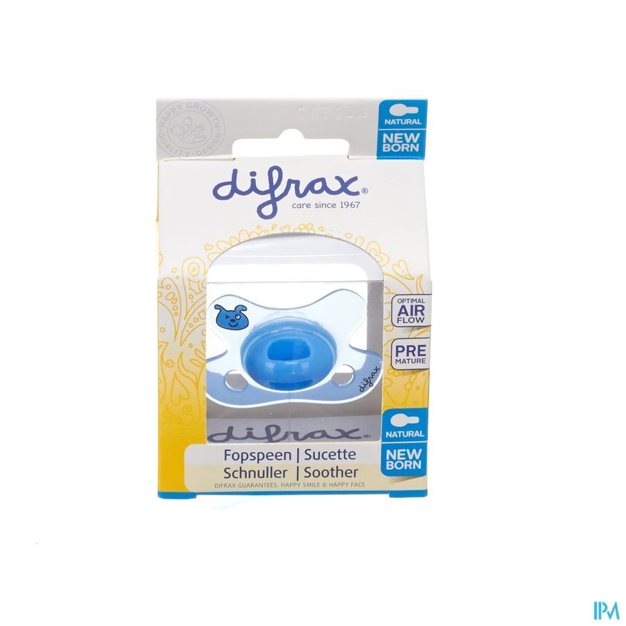 Difrax Sucette Natural Newborn Boy