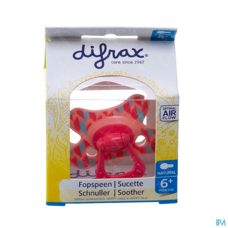 Difrax Sucette Natural 6m+ Girl