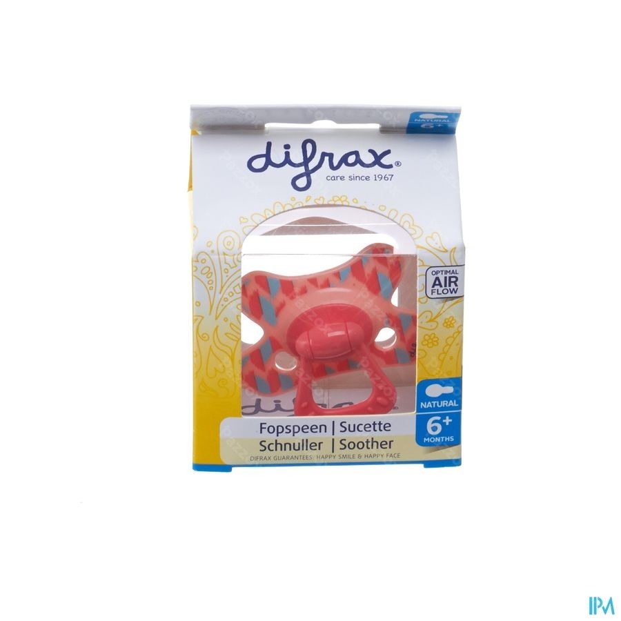 Difrax Sucette Natural 6m+ Girl