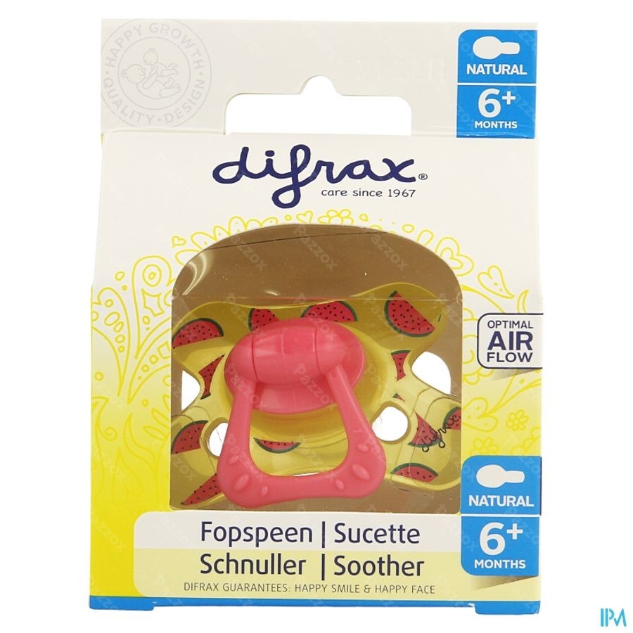 Difrax Sucette Natural 6m+ Girl