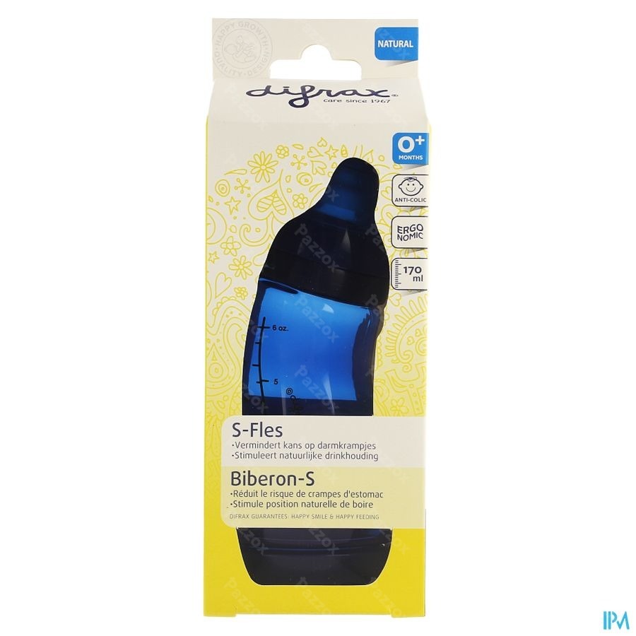 Difrax Biberon-s Natural 170ml