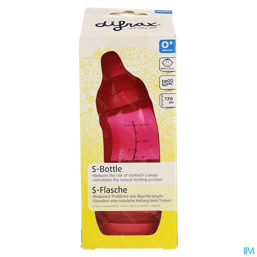 Difrax Biberon-s Natural 170ml