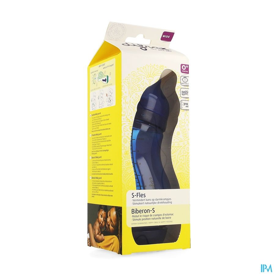 Difrax Biberon-s Wide Boy 310ml