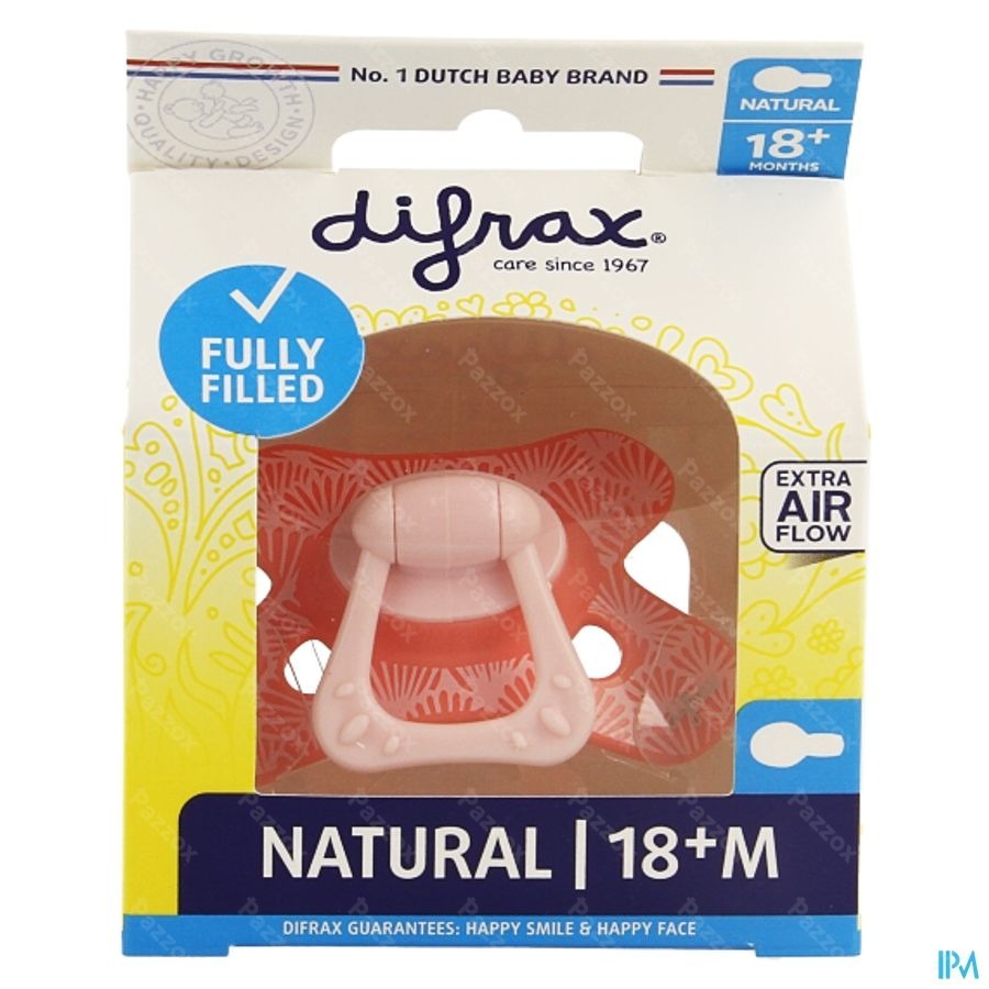 Difrax Sucette Natural 18m+