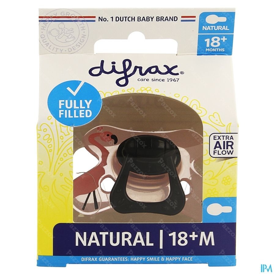 Difrax Sucette Natural 18m+