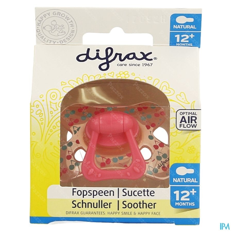 Difrax Sucette Natural 12m+
