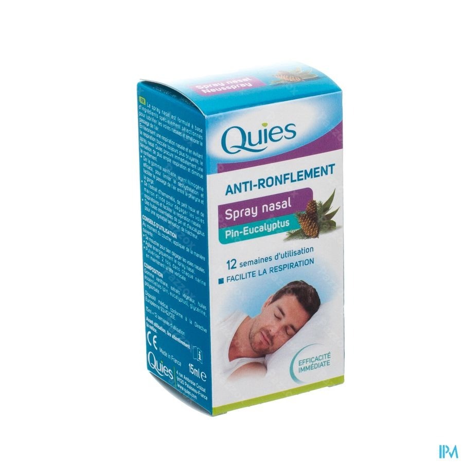 Quies A/ronflement Pin-eucalyptus Spray Nasal 15ml