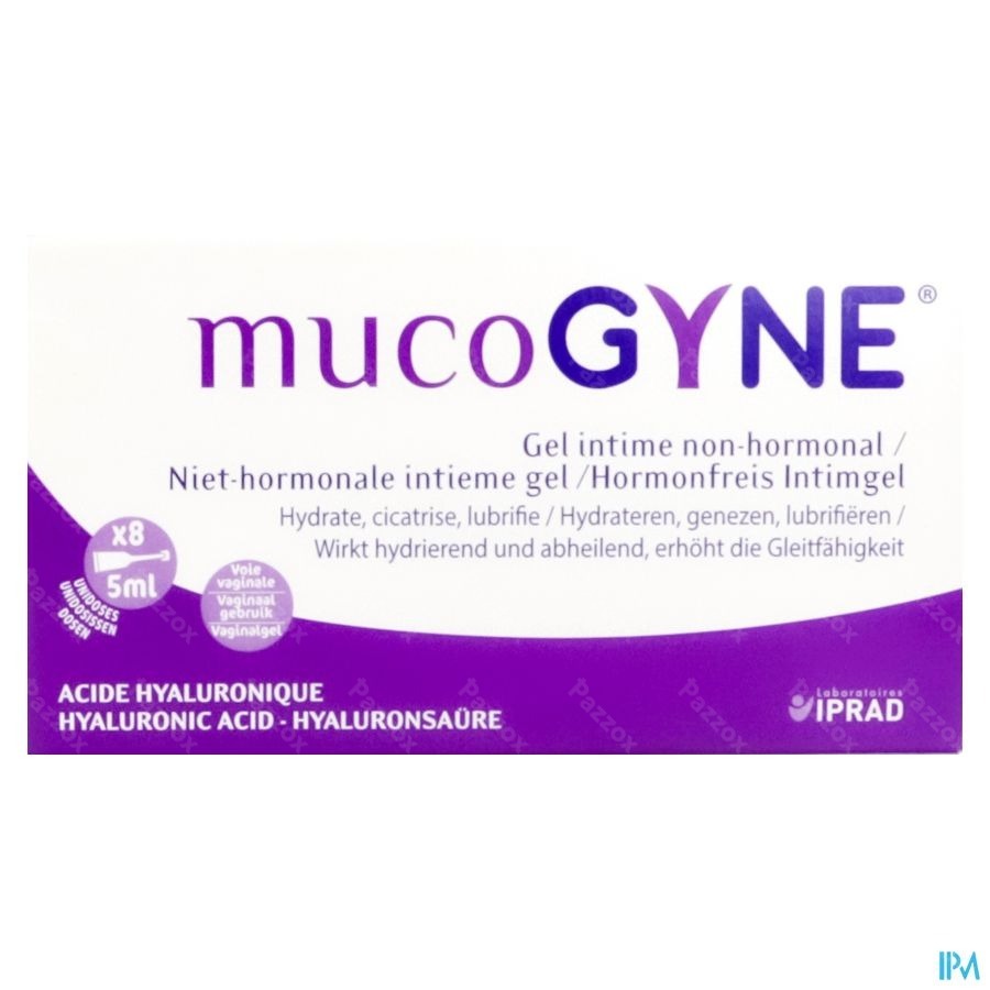 Mucogyne Gel Intime N/hormonal Unidose 8x5ml