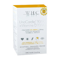 Unocardio 1000 + Vitamine D 1000 Softgels 60