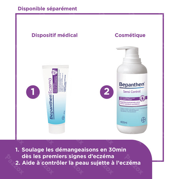 Bepanthen Eczema, Crème Anti-démangeaisons Sans Cortisone 20g