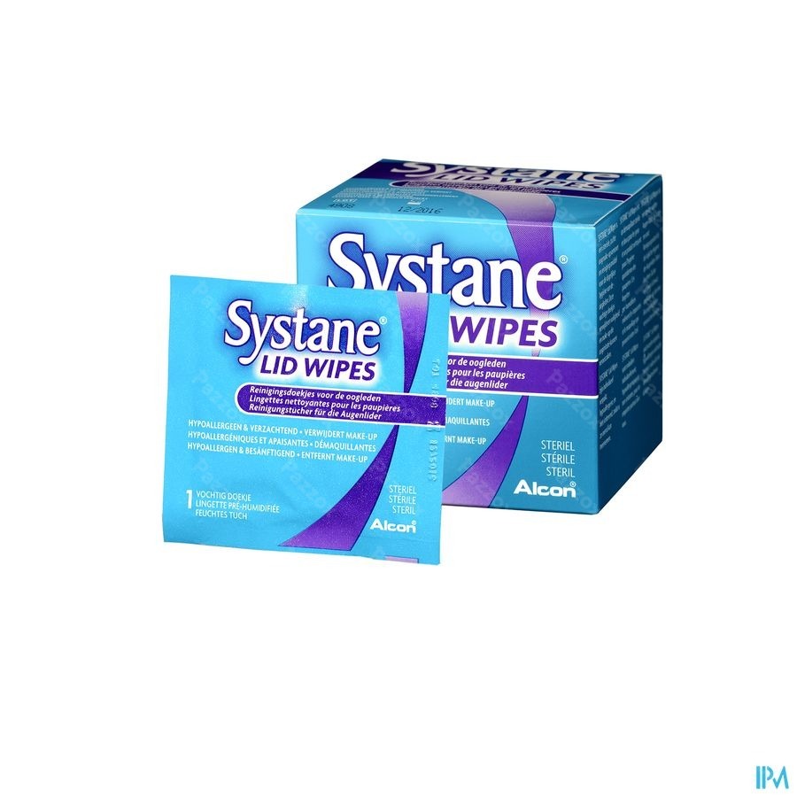 Systane Lid Wipes Lingettes Nett 30