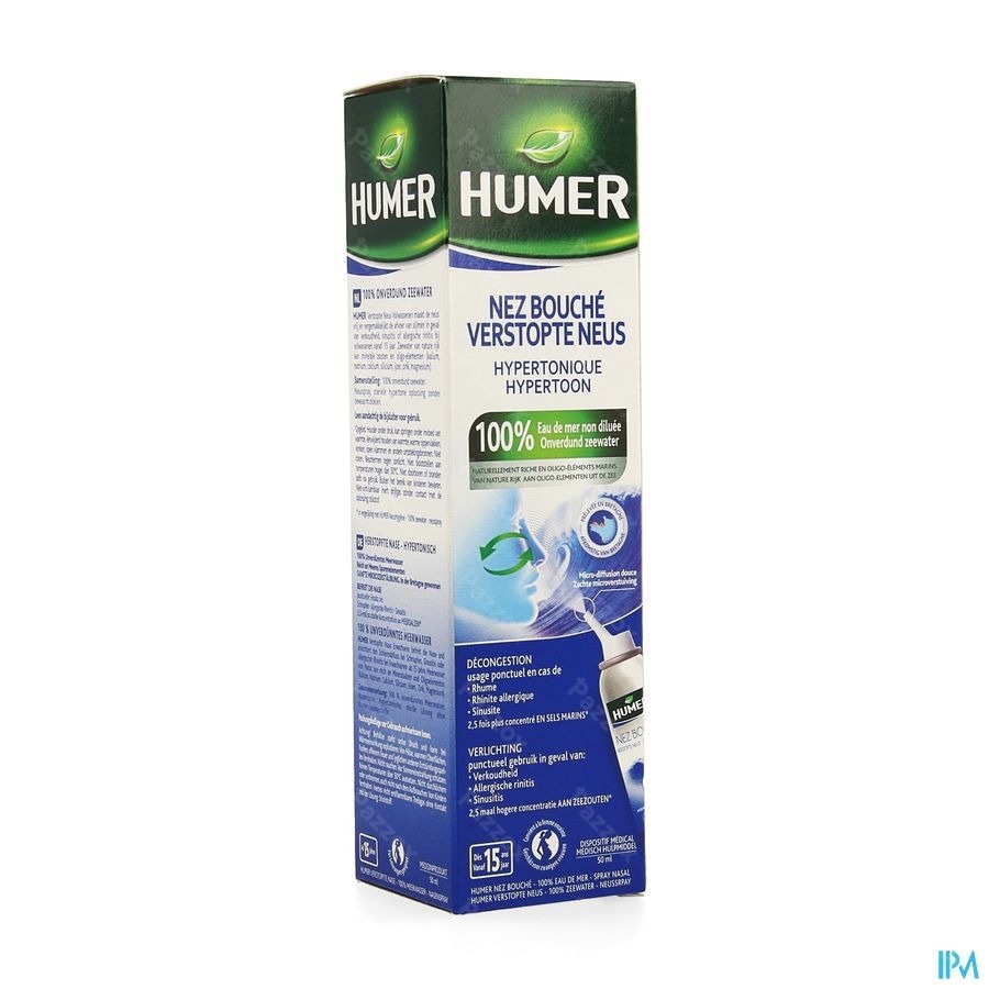 Humer Spray Hypertonique Adulte 50ml