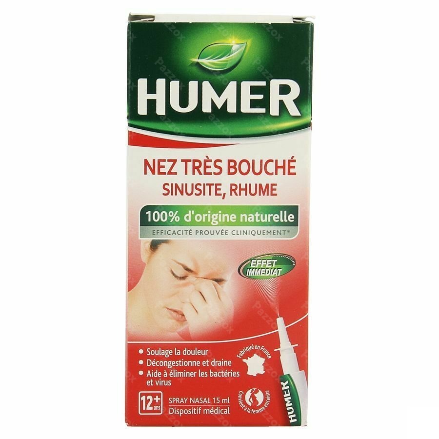 Humer Spray Nez Tres Bouche 15ml