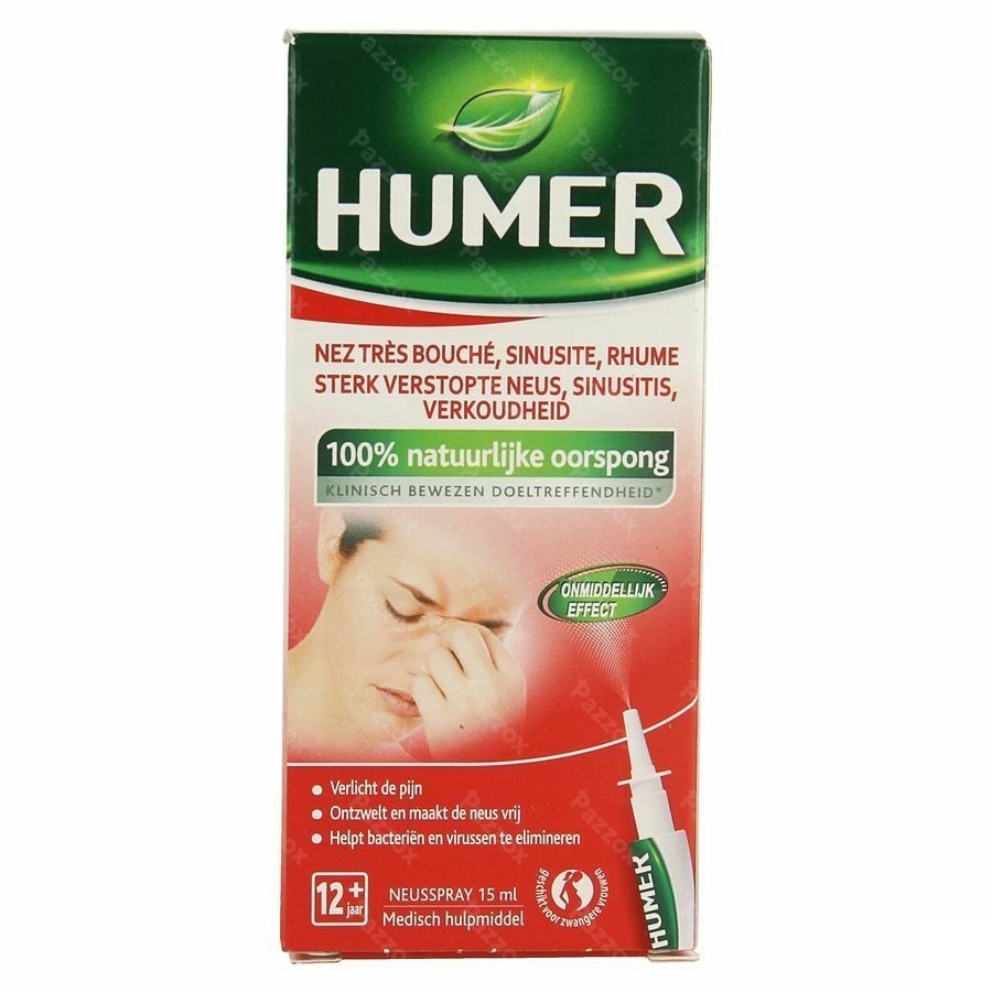 Humer Spray Nez Tres Bouche 15ml