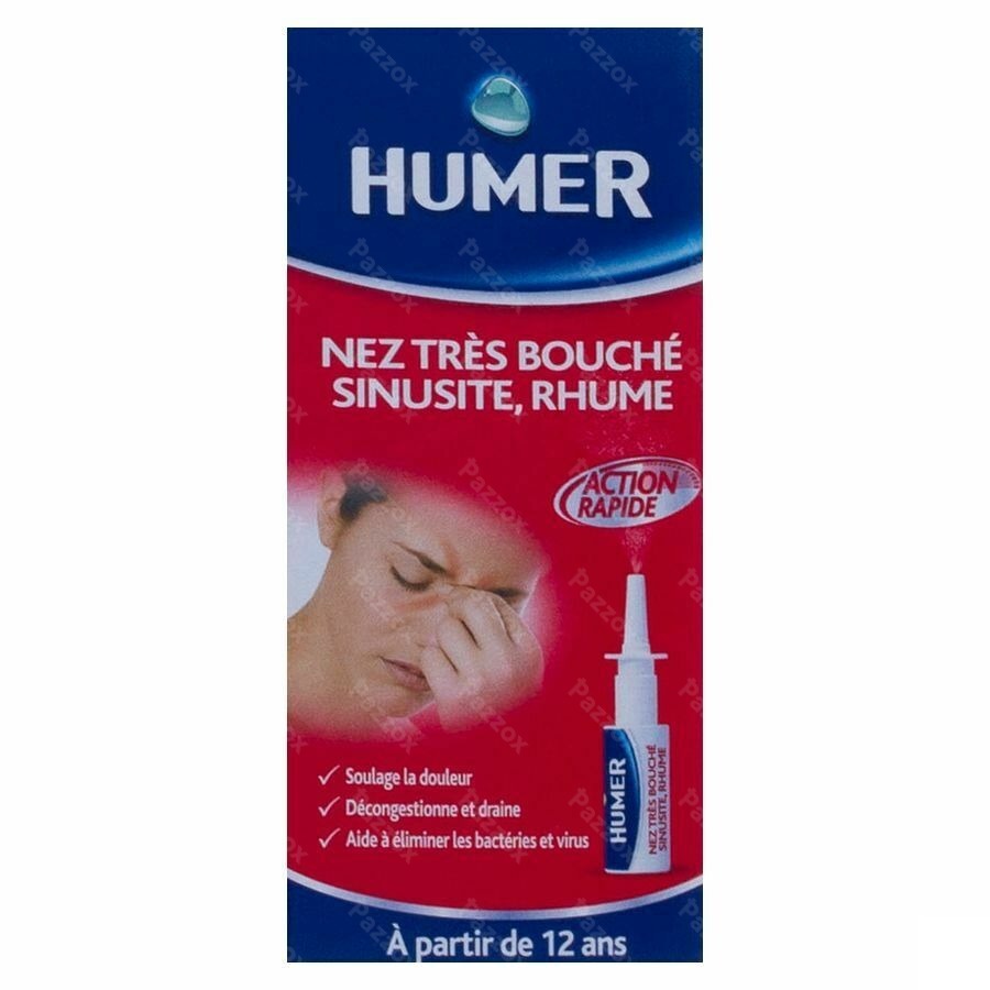 Humer Spray Nez Tres Bouche 15ml