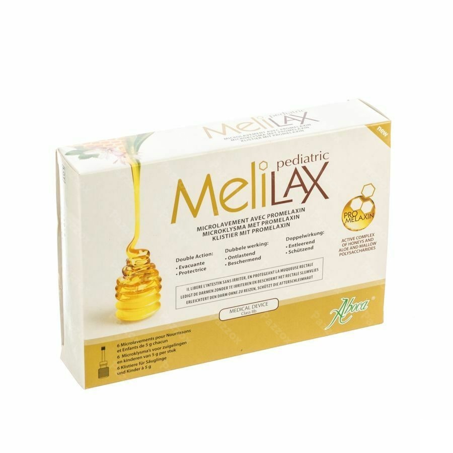 Melilax Pediatric Microlavement 6x5g Aboca